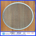 6" 8" 9" stainless steel pizza mesh screen seamless rimmed pizza pan